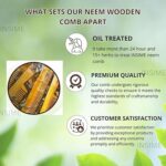 Wooden Beard comb for men | Neem wooden Beard pocket comb for men | Small comb pocket size mini comb beard styler - Image 5