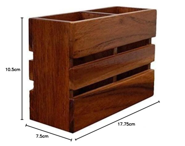 Wooden Holder for Home and Office/Multipurpose Rack/Office Table Organizer