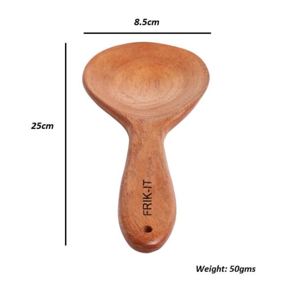 Neem Wooden Spatula/Flip/Ladle | Premium Wooden Spoons for Cooking | Wooden Kitchen Tools | No Harmful Polish | Naturally Non-Stick | Handmade (Set of 5)