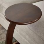 C Shaped End Table,Round C Table, Snack Side Table, C Shaped End Table For Sofa And Bed Side, Round Side Tables Living Room & Bedroom - Image 2
