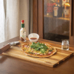 Rustic Wooden Chopping Board with Hanging Loop - Image 2