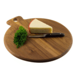 Round Wooden Chopping Board with Handle Hole