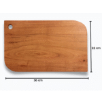 Premium Wooden Chopping Board – Reversible, Knife-Friendly, Food Safe & Eco-Friendly Kitchen Board - Image 2