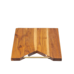 Premium Wooden Cheese & Serving Board with Modern Angular Design – Multipurpose Cutting Board for Kitchen & Dining - Image 2