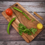 Rectangular Wooden Cutting Board with Groove