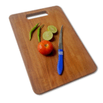 Premium Wooden Chopping Board with Handle – Durable Cutting Board for Kitchen, Vegetables, Fruits & Meat - Image 3