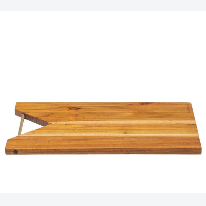 Premium Wooden Cheese & Serving Board with Modern Angular Design – Multipurpose Cutting Board for Kitchen & Dining - Image 3