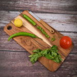 Rectangular Wooden Cutting Board with Groove - Image 3