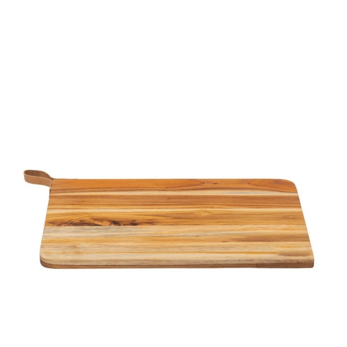 Rustic Wooden Chopping Board with Hanging Loop - Image 4