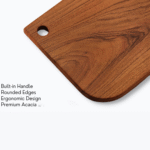 Premium Wooden Chopping Board – Reversible, Knife-Friendly, Food Safe & Eco-Friendly Kitchen Board - Image 4