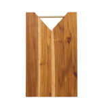 Premium Wooden Cheese & Serving Board with Modern Angular Design – Multipurpose Cutting Board for Kitchen & Dining - Image 4