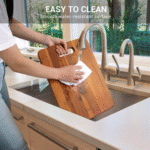 Set of 3 Wooden Cutting and Serving Boards - Image 4