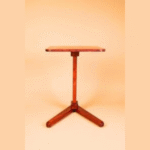 Elevate Your Space with a Stylish Angled End Table/Side Table - Ideal for Living Rooms, Bedrooms, and More. Crafted from Solid Rubberwood for Durability. - Image 4