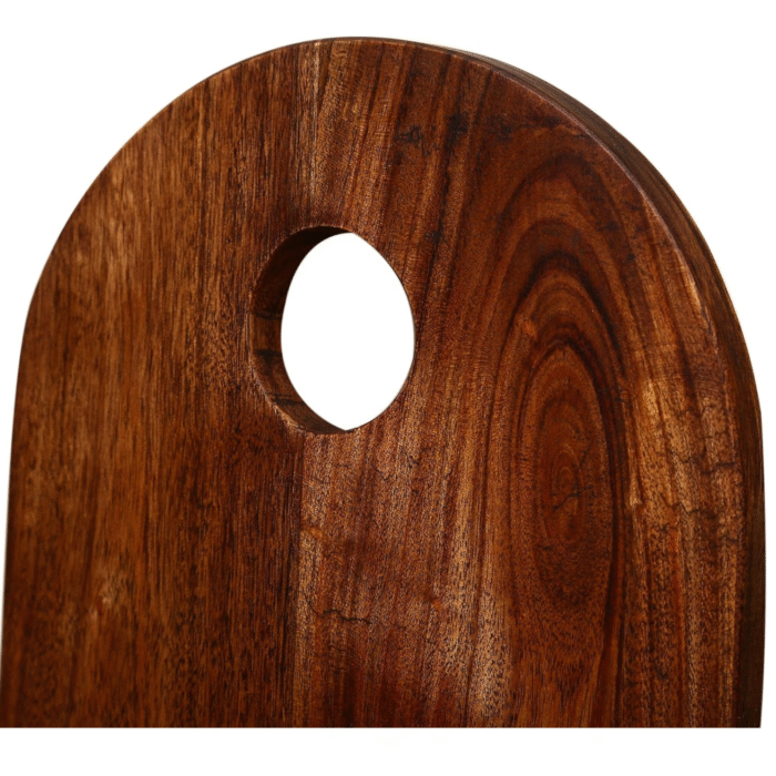 Rectangular Wooden Cutting Board with Round Handle Hole - Image 5