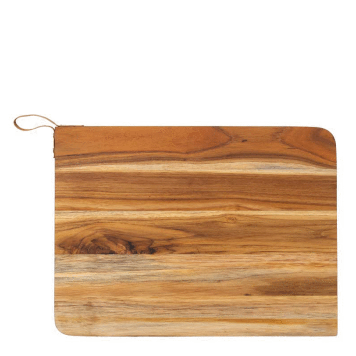 Rustic Wooden Chopping Board with Hanging Loop - Image 1
