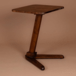 Solid Wood End Table for Living Room | Wooden Side Table for Sofa | Square End Table with Angled Legs | Premium Wooden Corner Table | Made in India - Image 5