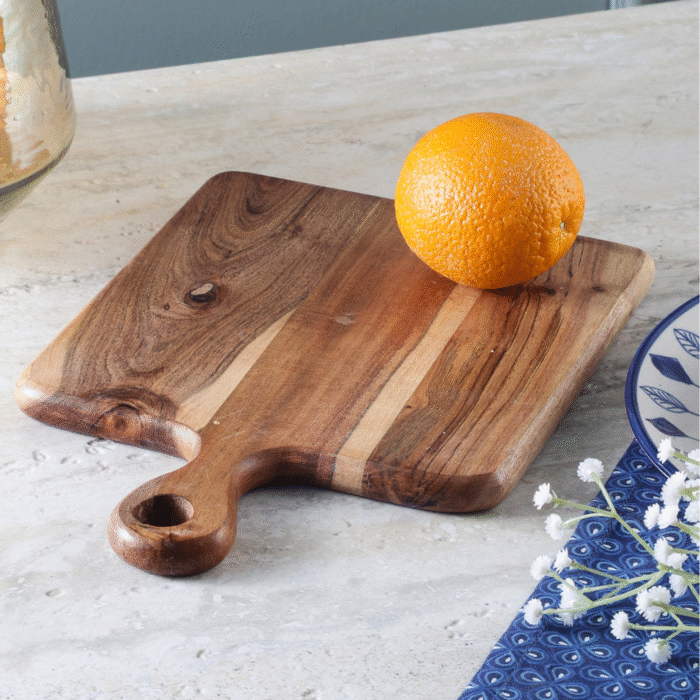 Wooden Chopping Board with Handle – Multipurpose Cutting & Serving Board for Kitchen - Image 5