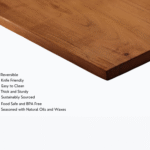 Premium Wooden Chopping Board – Reversible, Knife-Friendly, Food Safe & Eco-Friendly Kitchen Board - Image 5