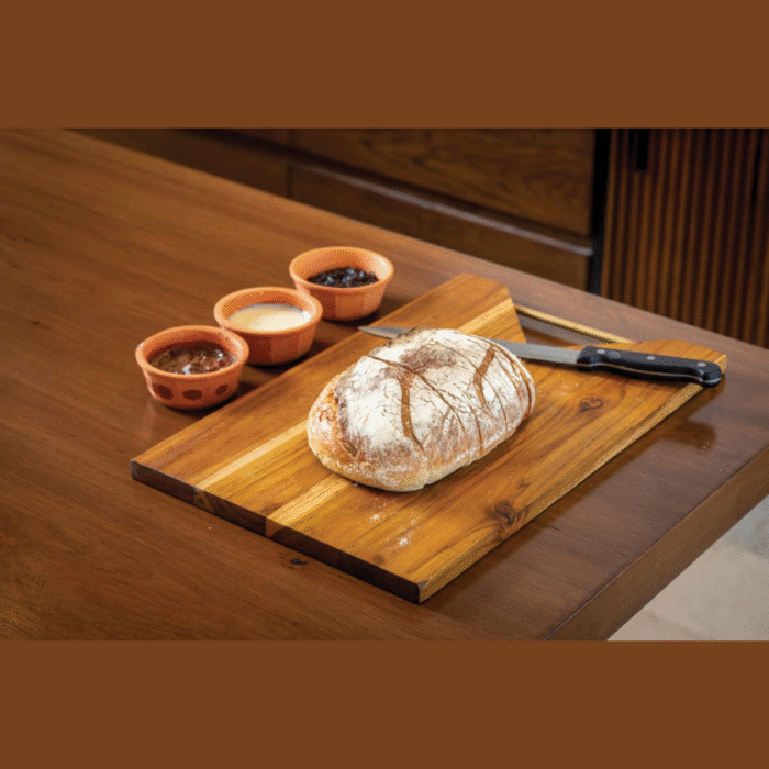 Premium Wooden Cheese & Serving Board with Modern Angular Design – Multipurpose Cutting Board for Kitchen & Dining - Image 5