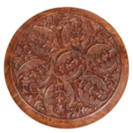 Sheesham Wood Round Wooden Corner Table – Brown Multipurpose Side Table for Living Room, Bedroom & Office | Solid Wood End Table for Home Décor & Utility - Image 5