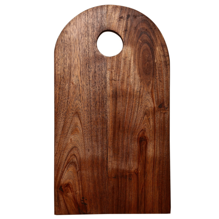 Rectangular Wooden Cutting Board with Round Handle Hole - Image 6