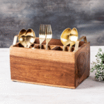 Wooden Cutlery Stand