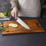 Premium Wooden Chopping Board with Handle – Durable Cutting Board for Kitchen, Vegetables, Fruits & Meat