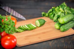 Eco-Friendly Bamboo Cutting Board with Metal Handle - Image 6