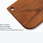 Premium Wooden Chopping Board – Reversible, Knife-Friendly, Food Safe & Eco-Friendly Kitchen Board - Image 9